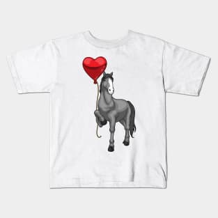 Horse Heart Balloon Kids T-Shirt